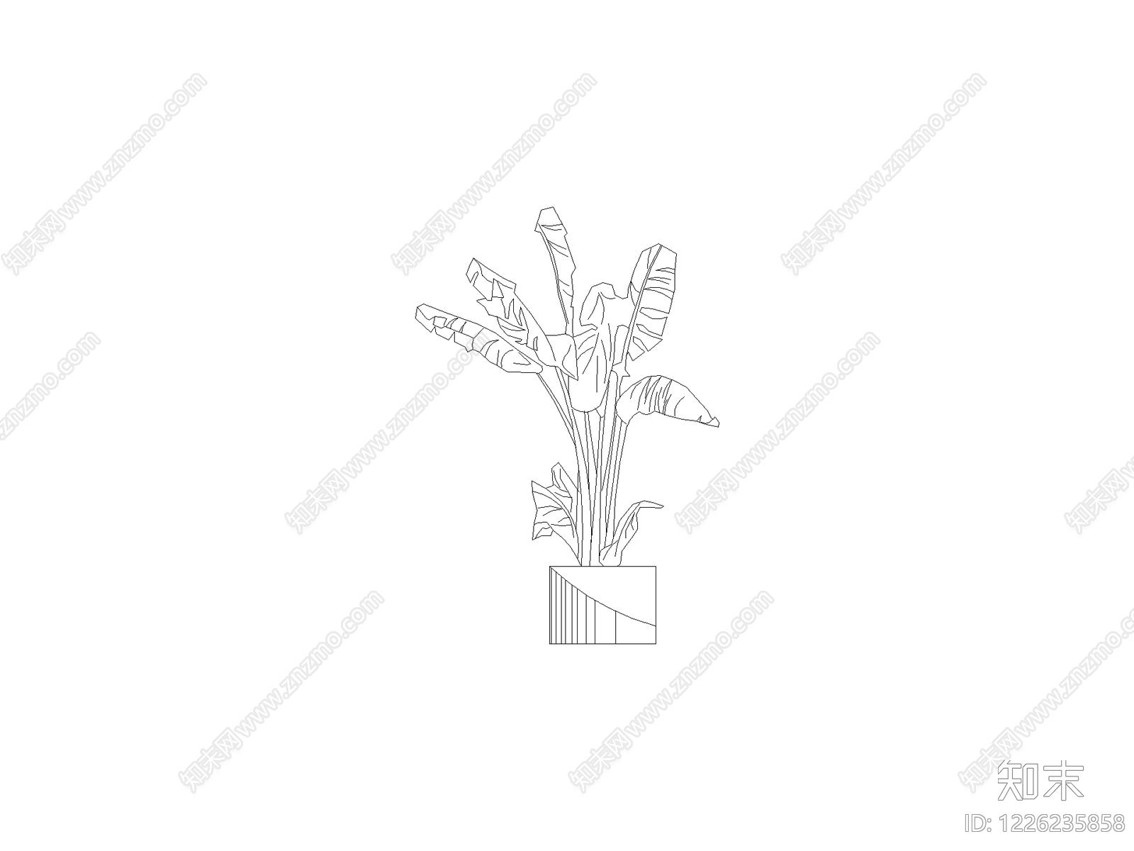 绿植cad施工图下载【ID:1226235858】