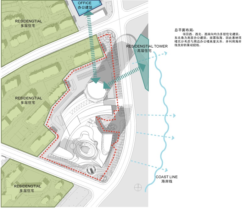 [山东]超高层圆筒状商业综合体建筑设计方案文本（16年...cad施工图下载【ID:165736163】