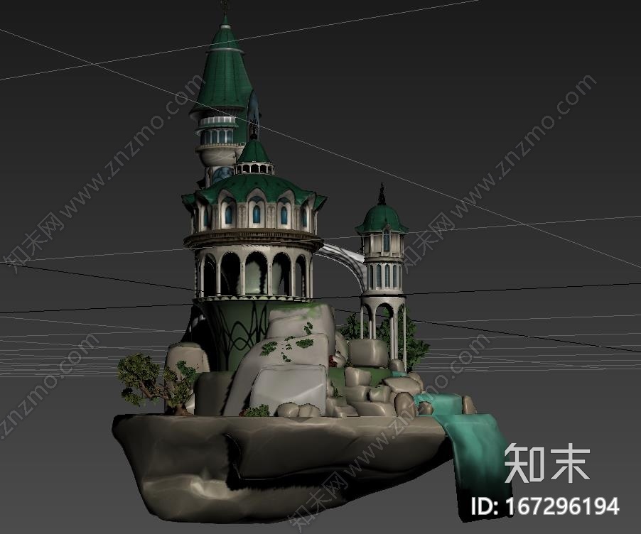 爱丽丝仙境城堡CG模型下载【ID:167296194】