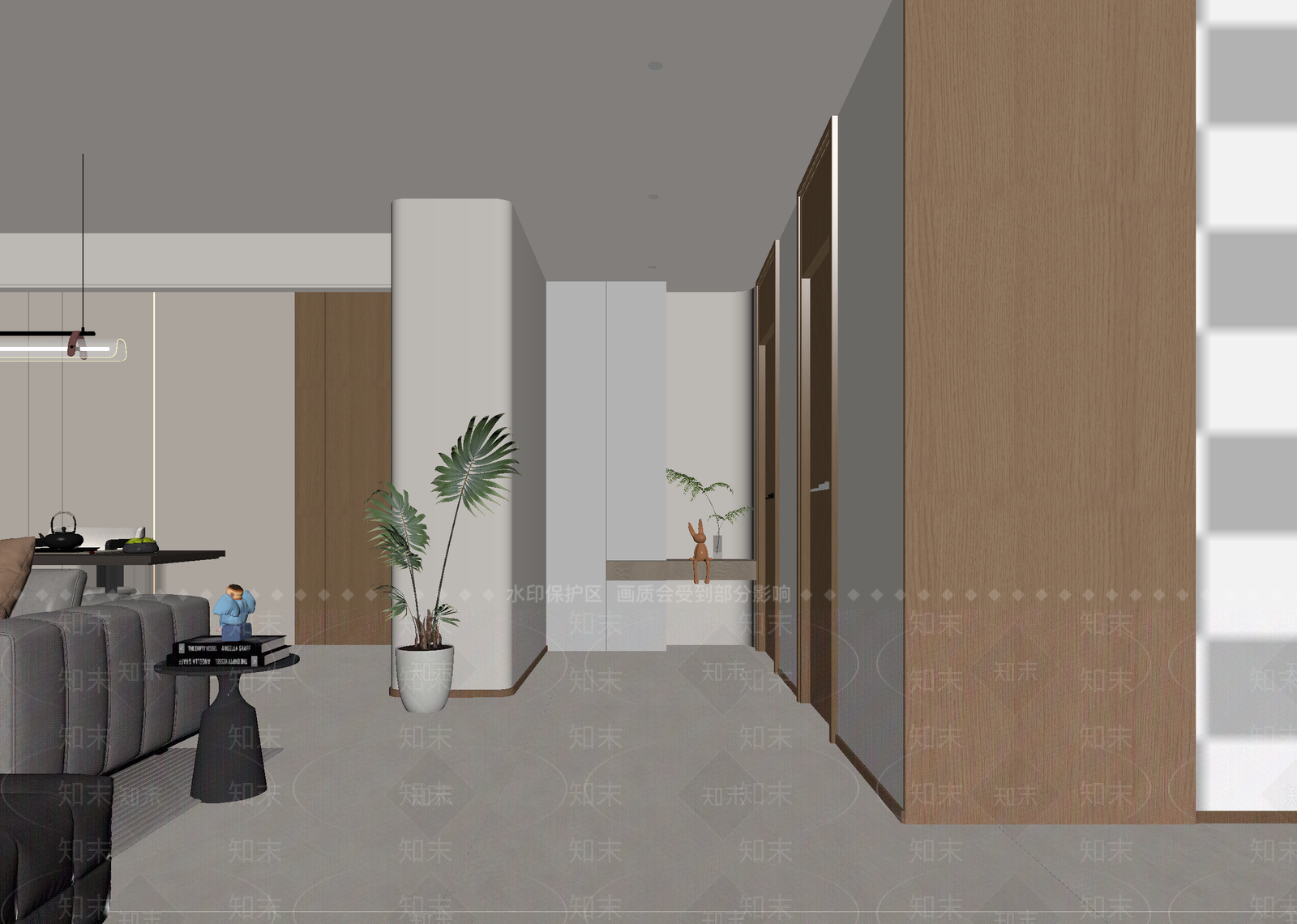 现代玄关3D模型下载【ID:1215058535】