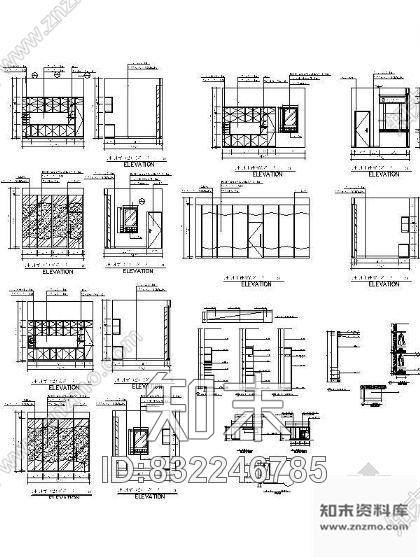 图块/节点银行理财室装饰详图cad施工图下载【ID:832246785】