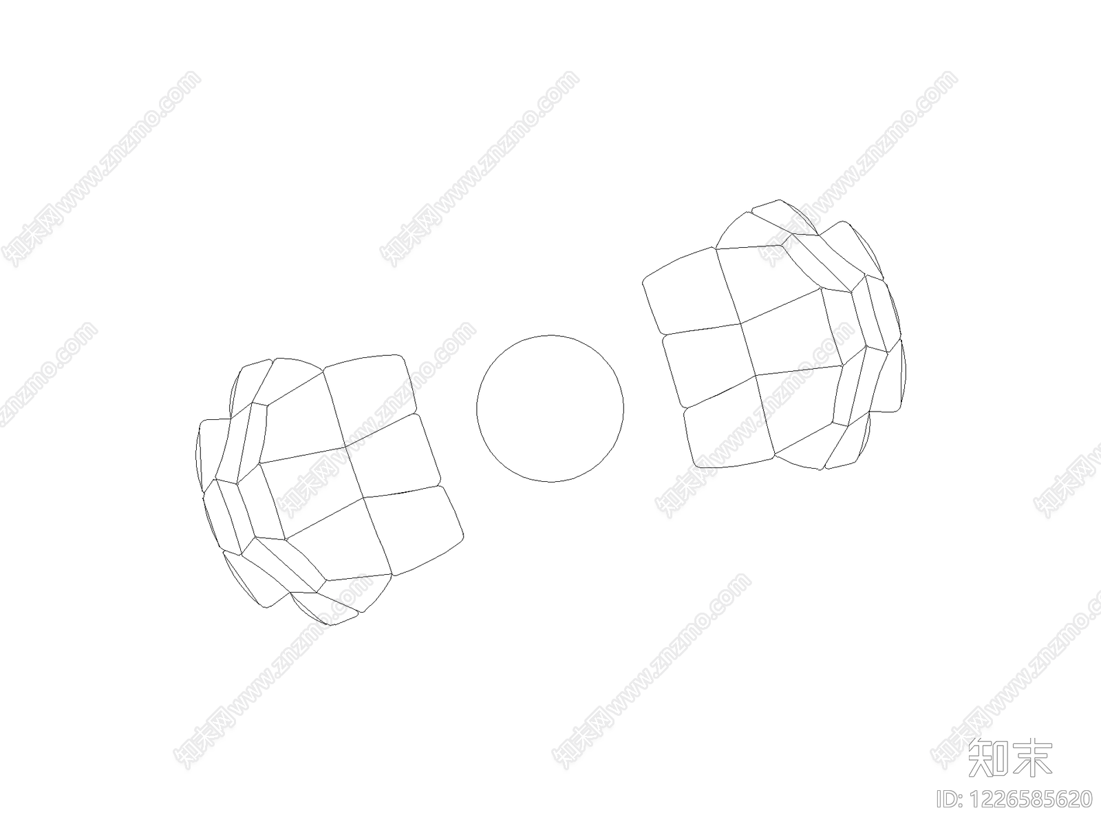 现代图库CAD图纸