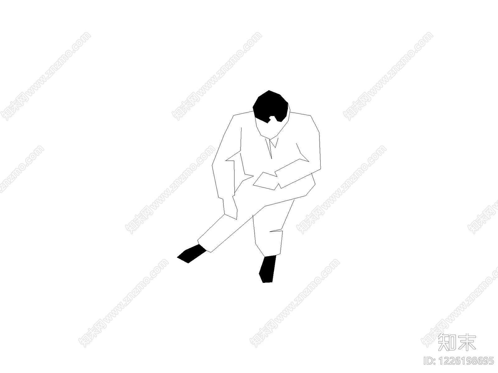 剪影图库CAD图纸