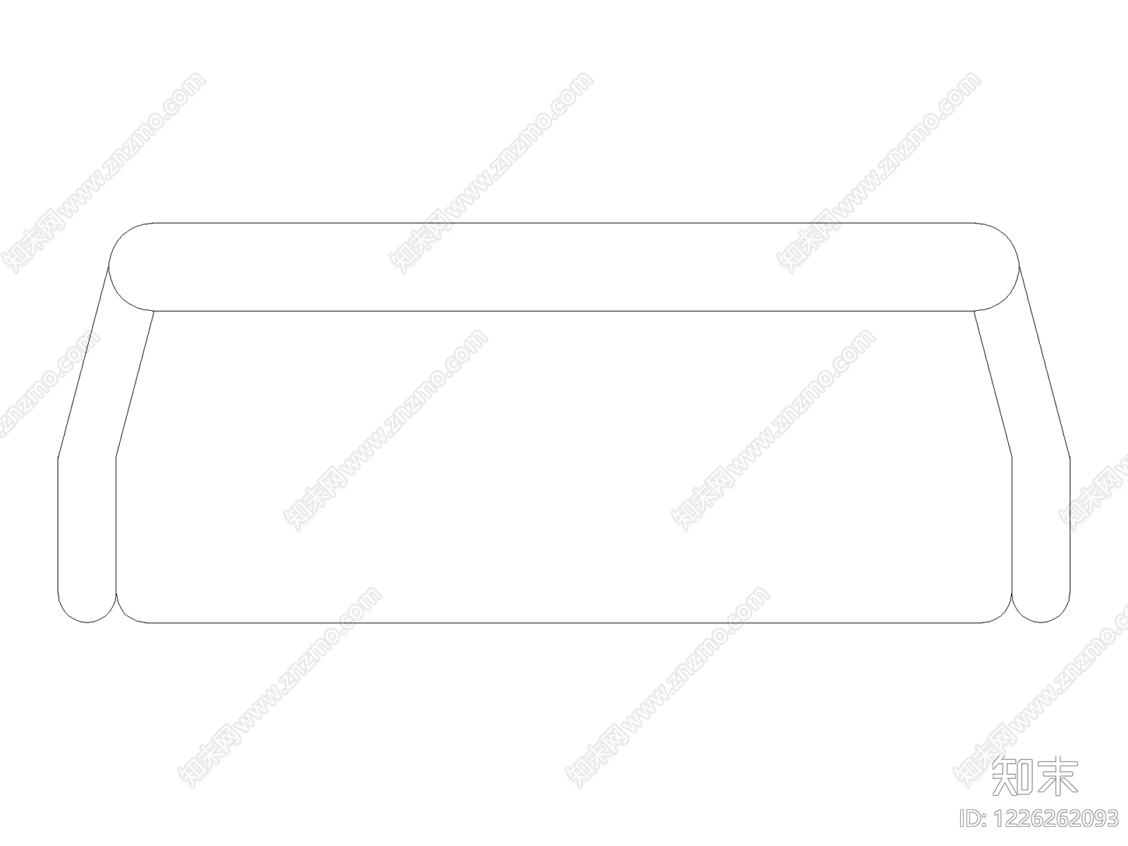 沙发cad施工图下载【ID:1226262093】