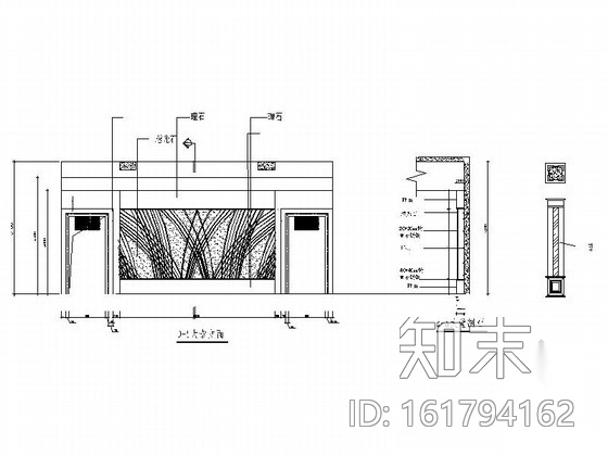 [武汉]高档现代风格洗浴中心室内CAD装修图（含效果）cad施工图下载【ID:161794162】