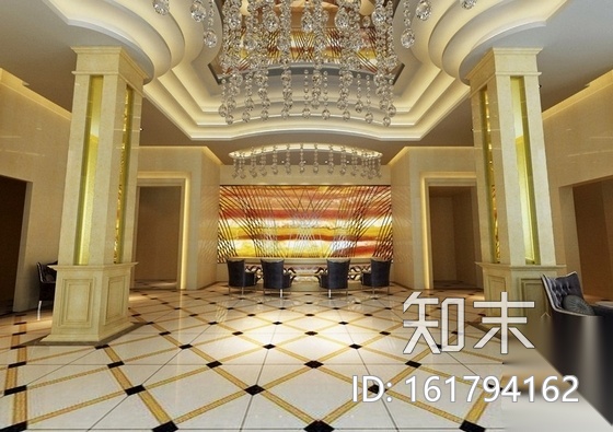 [武汉]高档现代风格洗浴中心室内CAD装修图（含效果）cad施工图下载【ID:161794162】