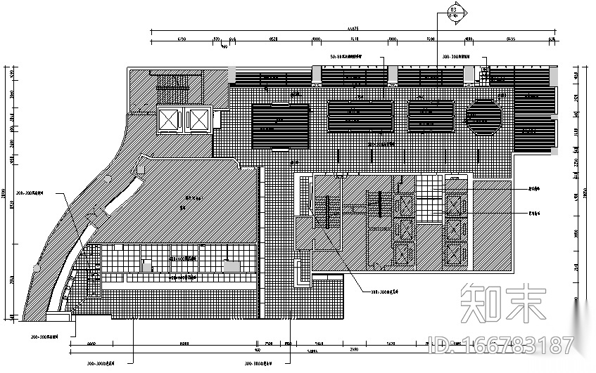 [新疆]新疆特色美食餐厅设计施工图（附效果图）施工图下载【ID:166783187】