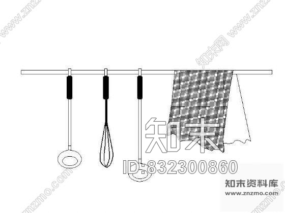 图块/节点实用厨房用品图块集施工图下载【ID:832300860】