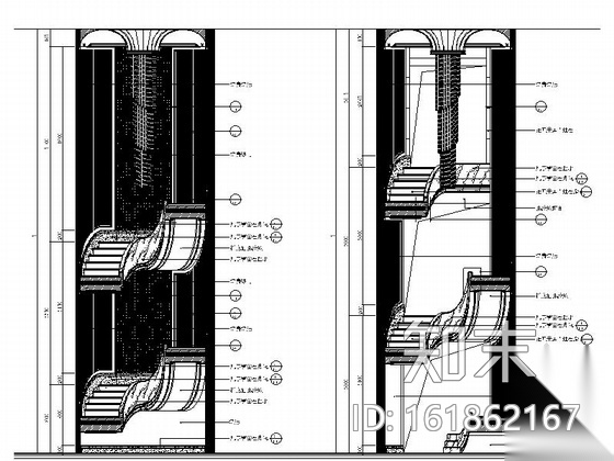 [浙江]豪华舒适两层别墅室内设计CAD施工图施工图下载【ID:161862167】