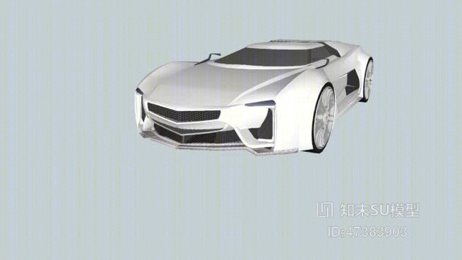跑车SU模型下载【ID:517907139】