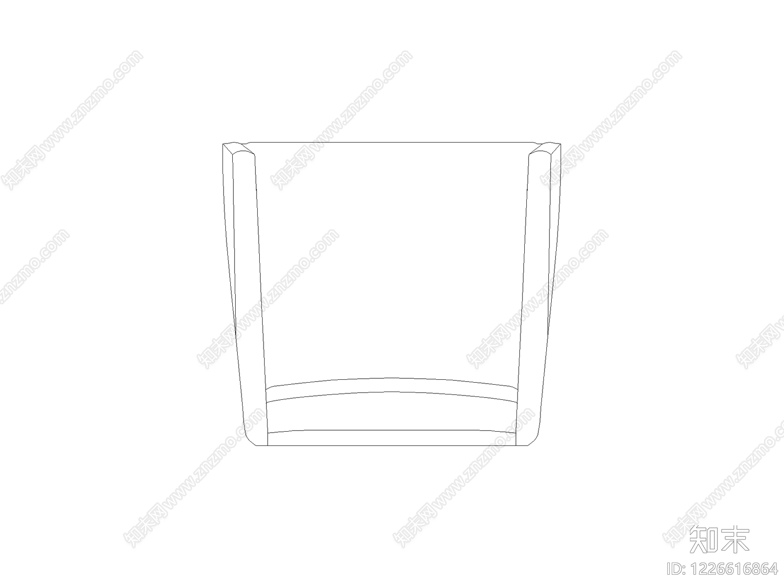 椅子cad施工图下载【ID:1226616864】