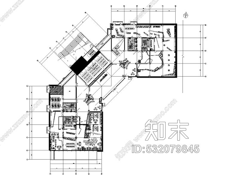 世邦机器科技集团办公空间设计施工图附效果图cad施工图下载【ID:532079845】