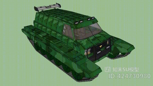 蝎子装甲装甲车（决赛）SU模型下载【ID:424730980】