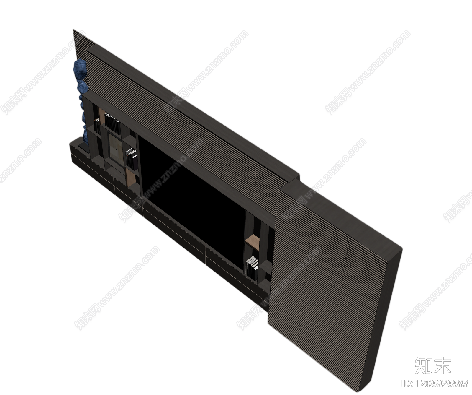 电视墙组合装饰体3D模型下载【ID:1206926583】