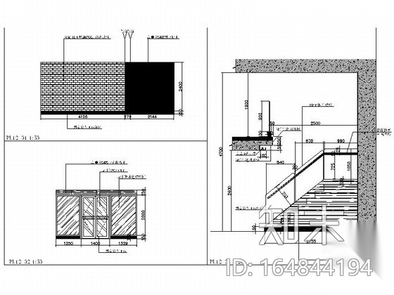 [北京]连锁特色风味现代快餐厅装修施工图（含效果）cad施工图下载【ID:164844194】