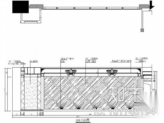 [广东]某陶瓷专卖店室内装修施工图cad施工图下载【ID:161746194】