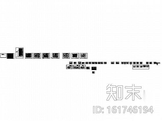 [广东]某陶瓷专卖店室内装修施工图cad施工图下载【ID:161746194】