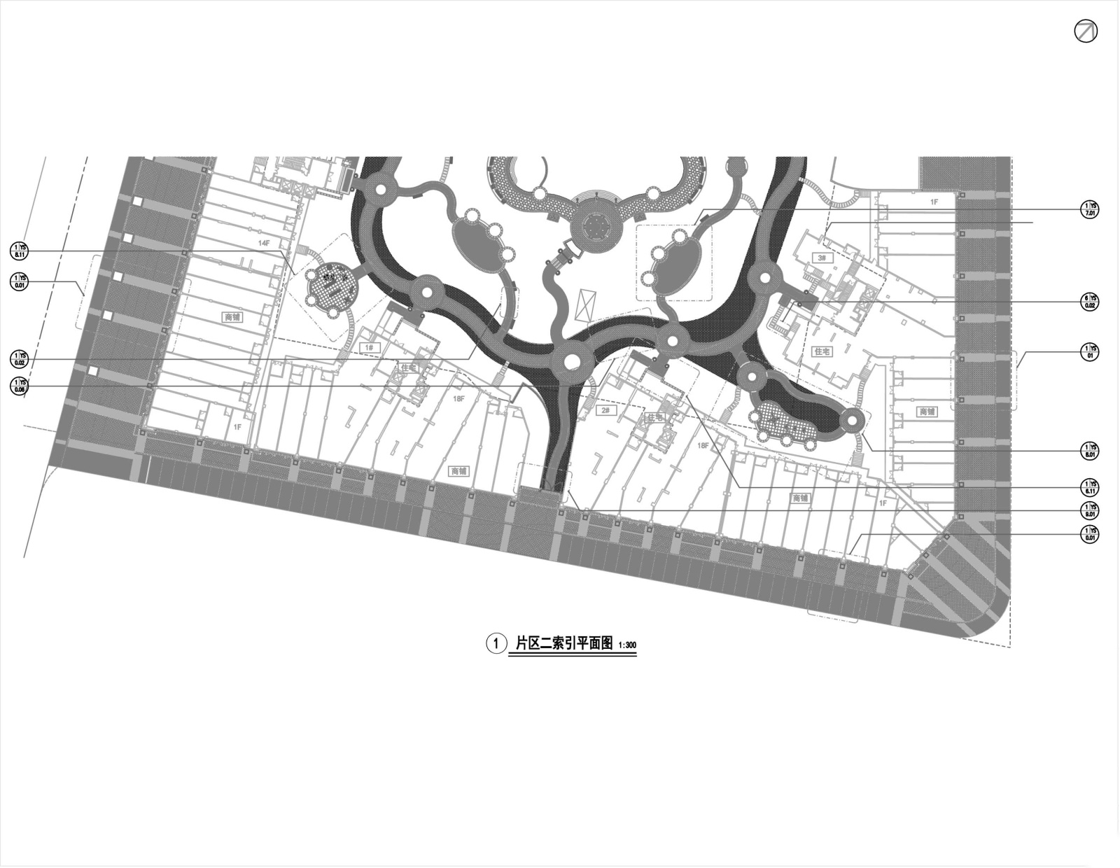 [广东]东莞花香里居住区园建施工图（节点详细）施工图下载【ID:161069194】