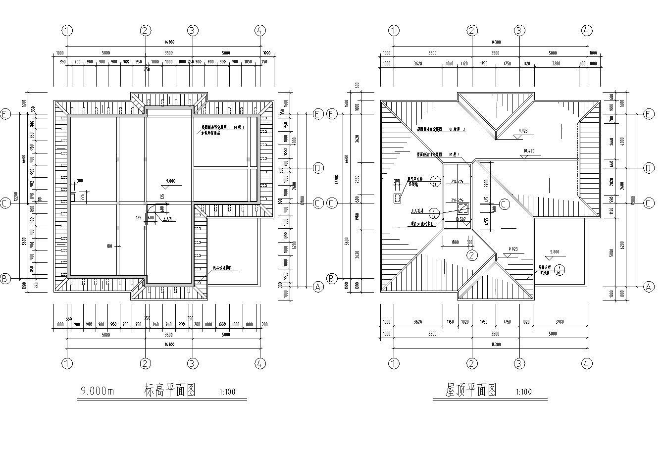 欧式风格三层独栋别墅建筑施工图设计施工图下载【ID:149889120】