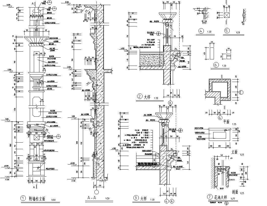 欧式风格三层独栋别墅建筑施工图设计施工图下载【ID:149889120】