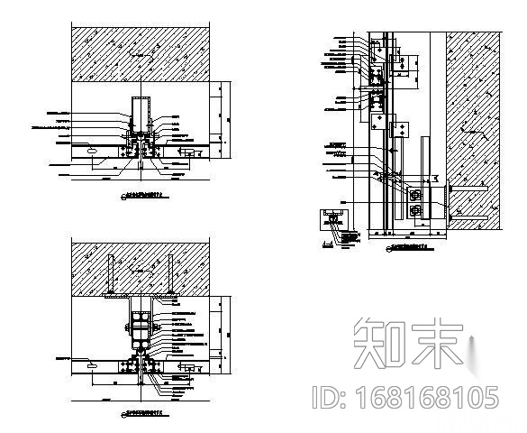 某复合铝板幕墙方案节点构造详图施工图下载【ID:168168105】