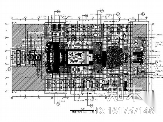 [南通]现代风格家纺办公区装饰室内设计CAD施工图施工图下载【ID:161757146】