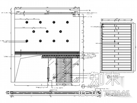 [南通]现代风格家纺办公区装饰室内设计CAD施工图施工图下载【ID:161757146】