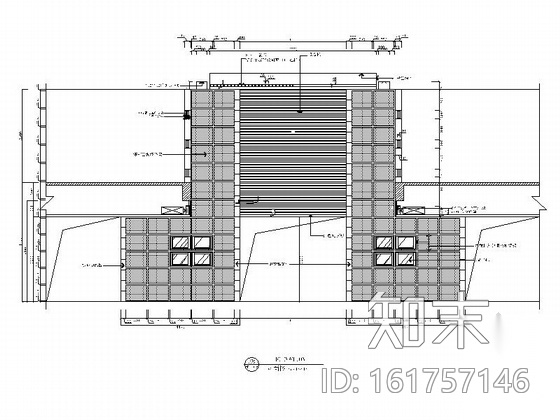 [南通]现代风格家纺办公区装饰室内设计CAD施工图施工图下载【ID:161757146】