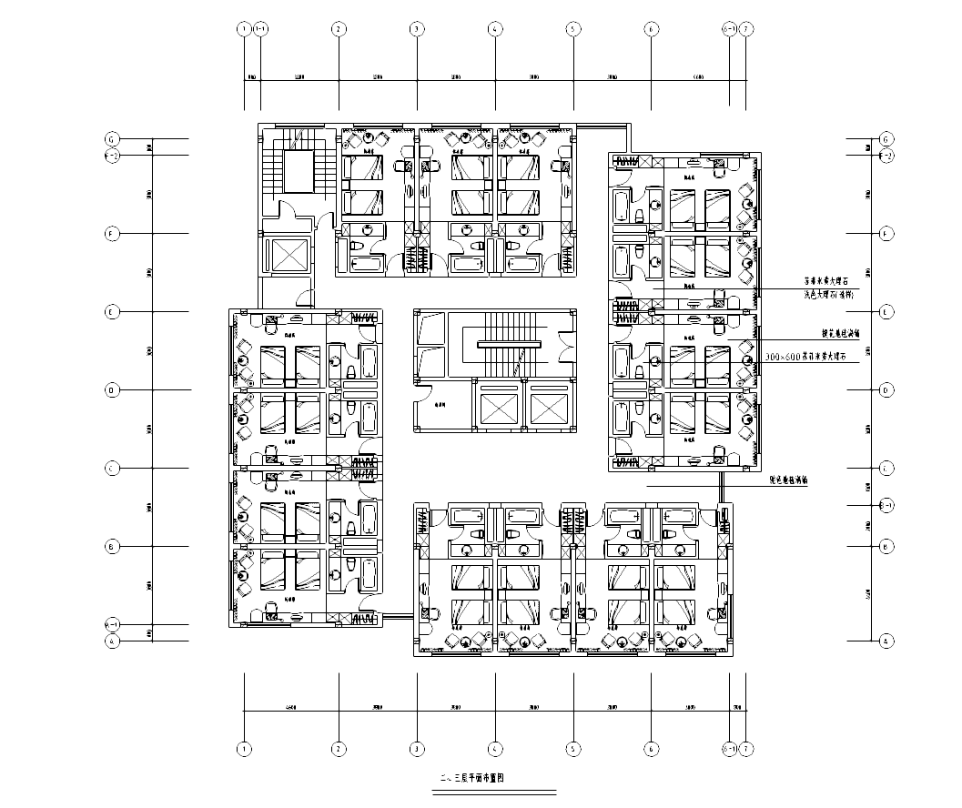 [广东]某酒店套房改造施工图施工图下载【ID:161831128】
