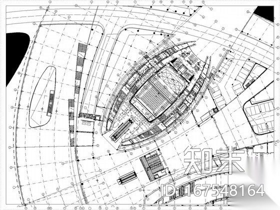 [广东]6万平米大型歌剧院工程给排水全套图纸（水幕系统...施工图下载【ID:167548164】