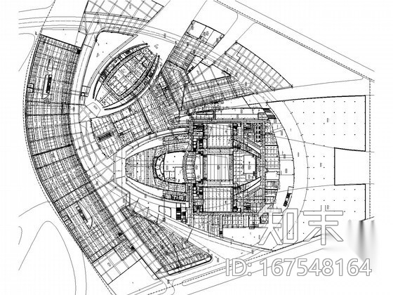 [广东]6万平米大型歌剧院工程给排水全套图纸（水幕系统...施工图下载【ID:167548164】