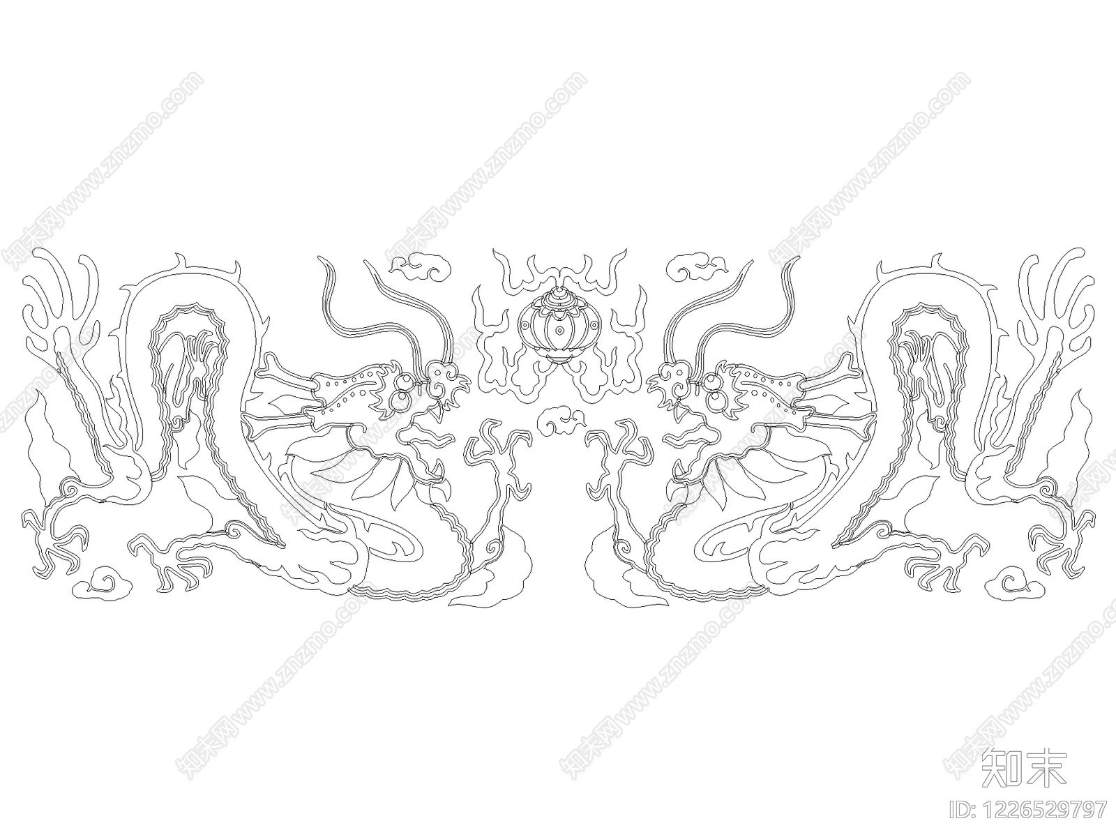 雕塑装饰构件CAD图纸
