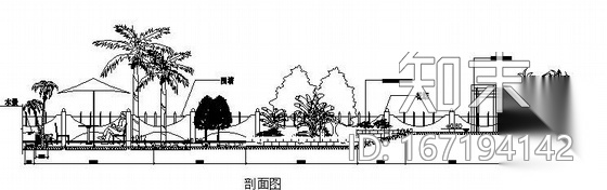 庭院景观设计套图cad施工图下载【ID:167194142】