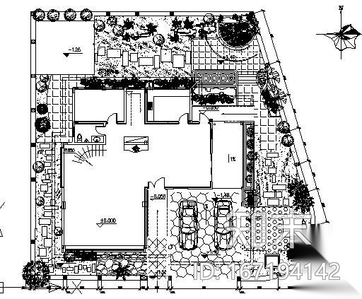 庭院景观设计套图cad施工图下载【ID:167194142】