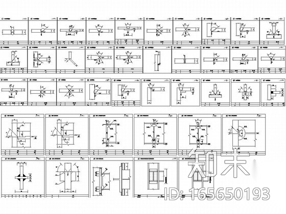 钢结构加层图施工图下载【ID:165650193】