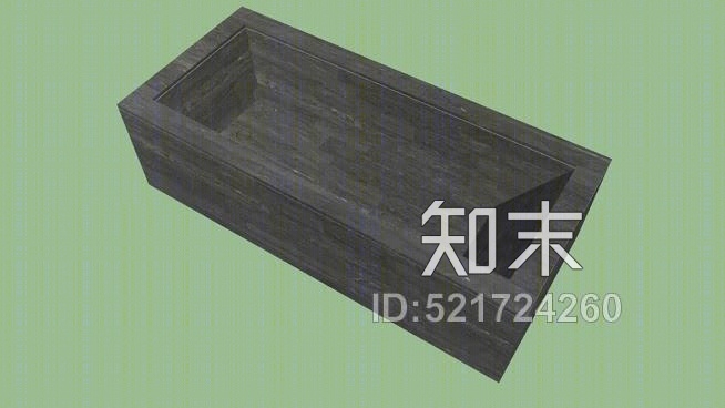 牡蛎浴缸SU模型下载【ID:521724260】