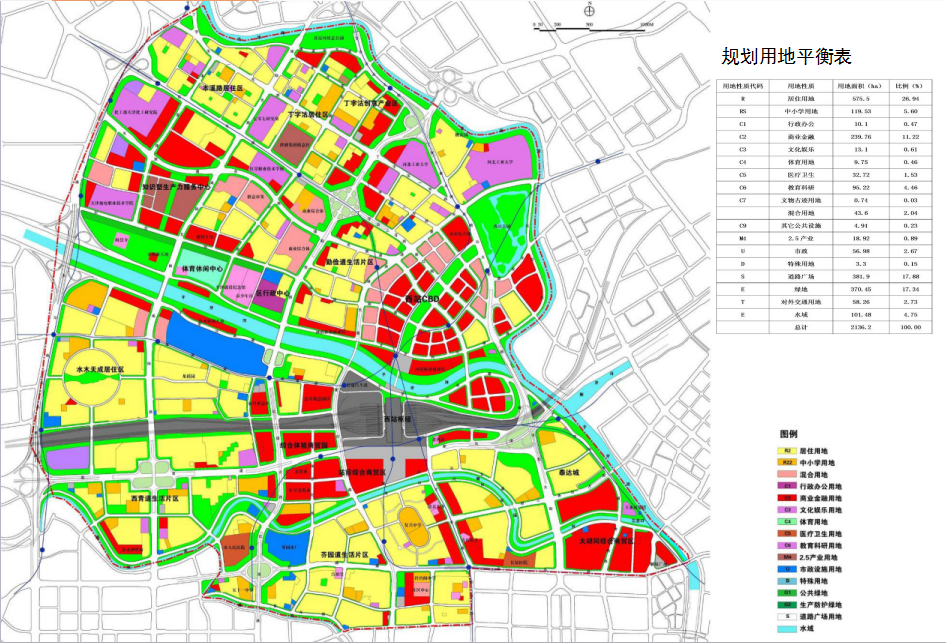 天津市红桥区总体规划设计方案cad施工图下载【ID:166561167】