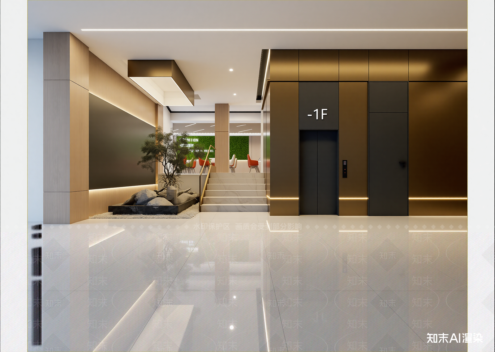 现代大厅3D模型下载【ID:1214676359】