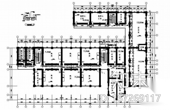 [毕业设计]某三层办公楼建筑结构施工图（含开题报告和计...cad施工图下载【ID:167269117】