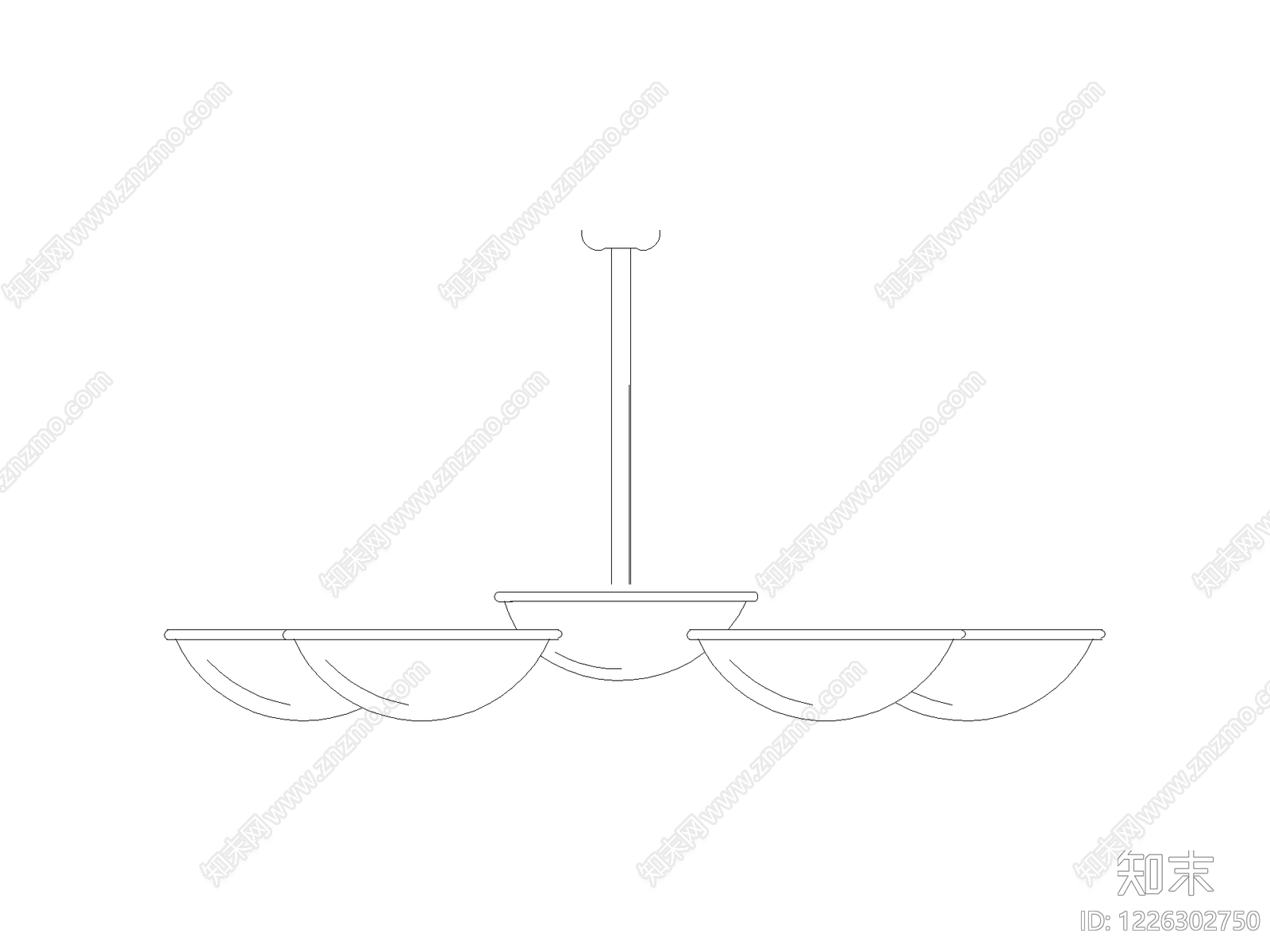 灯具图块cad施工图下载【ID:1226302750】