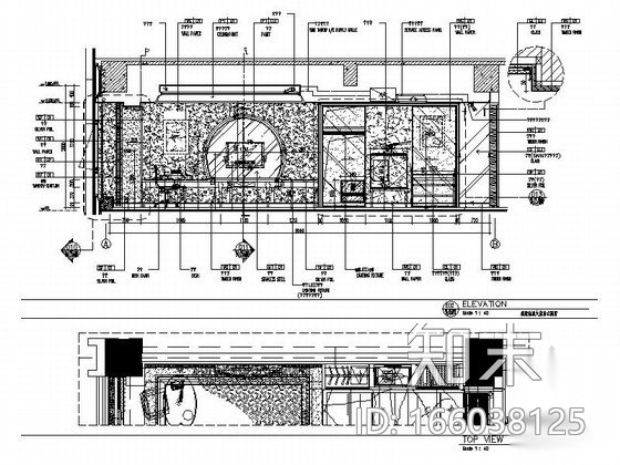 [广东]精品五星酒店客房室内装修施工图（含效果图）施工图下载【ID:166038125】