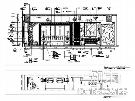 [广东]精品五星酒店客房室内装修施工图（含效果图）施工图下载【ID:166038125】