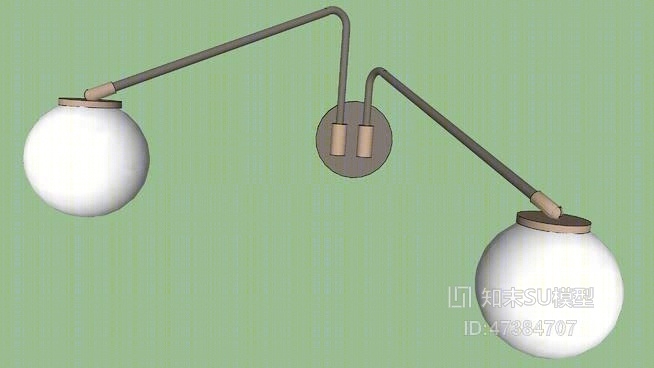 壁灯SU模型下载【ID:317908934】