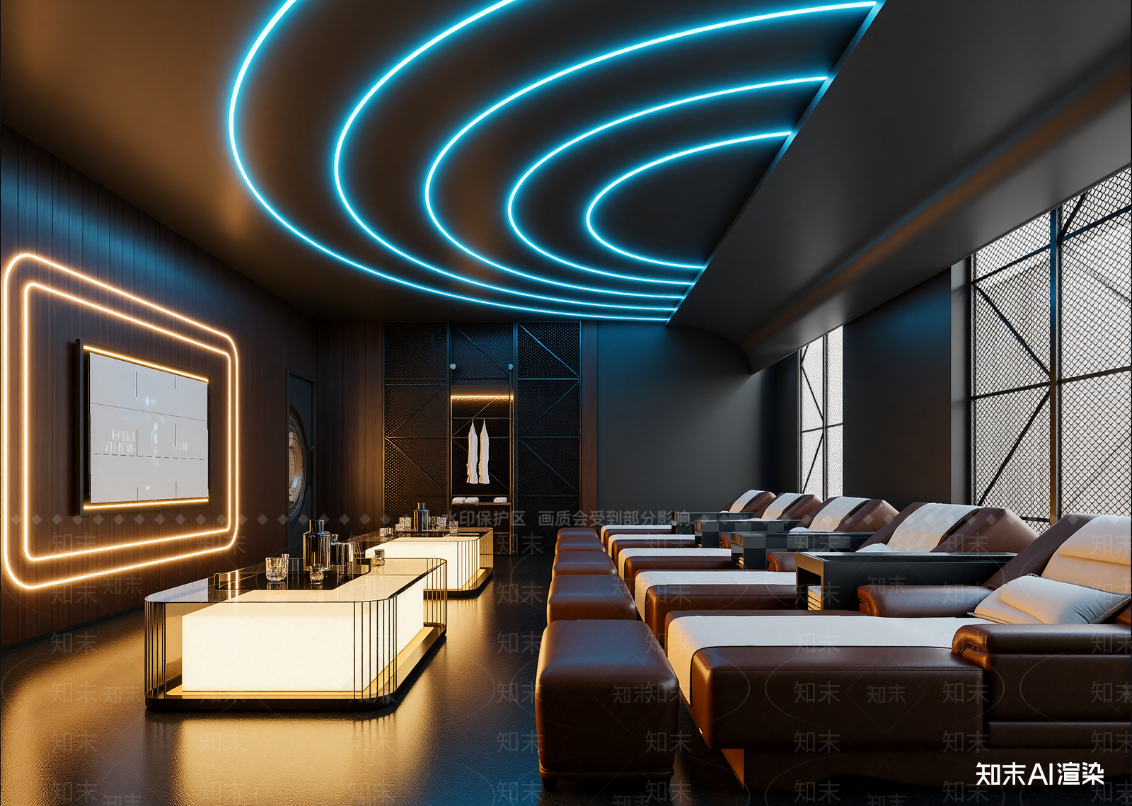 现代酒吧3D模型下载【ID:1215051214】
