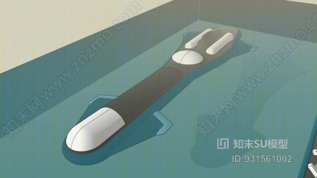 阿基米德级潜水艇SU模型下载【ID:931561002】