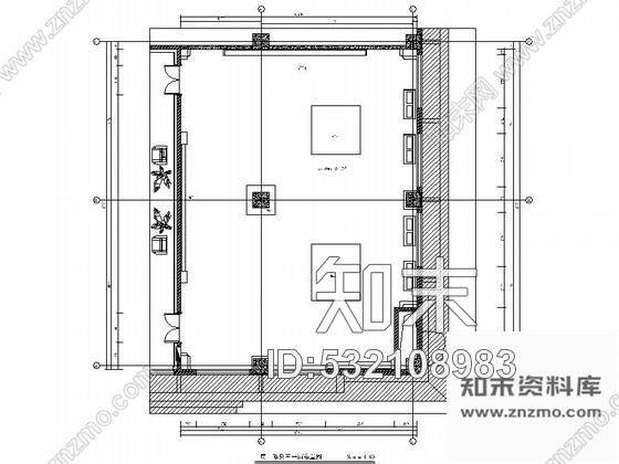 施工图某陈列室室内设计装修图cad施工图下载【ID:532108983】