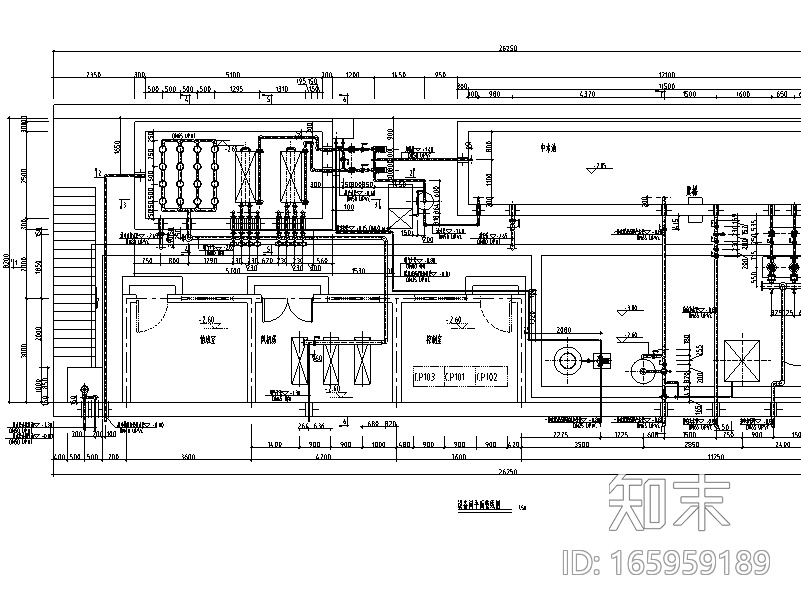 奥林匹克公园网球中心MBR污水处理系统施工图cad施工图下载【ID:165959189】