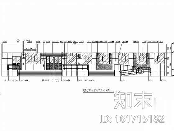 [北京]商业综合金融服务机构支行装修施工图cad施工图下载【ID:161715182】