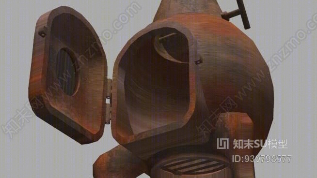 铸铁壁炉SU模型下载【ID:930798577】
