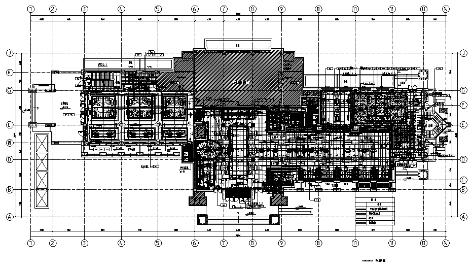 亿城西山华府会所空间设计施工图（附效果图）cad施工图下载【ID:161811124】